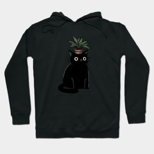 Cat Plant Head Hoodie